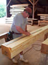 Doug working in the Layout Barn